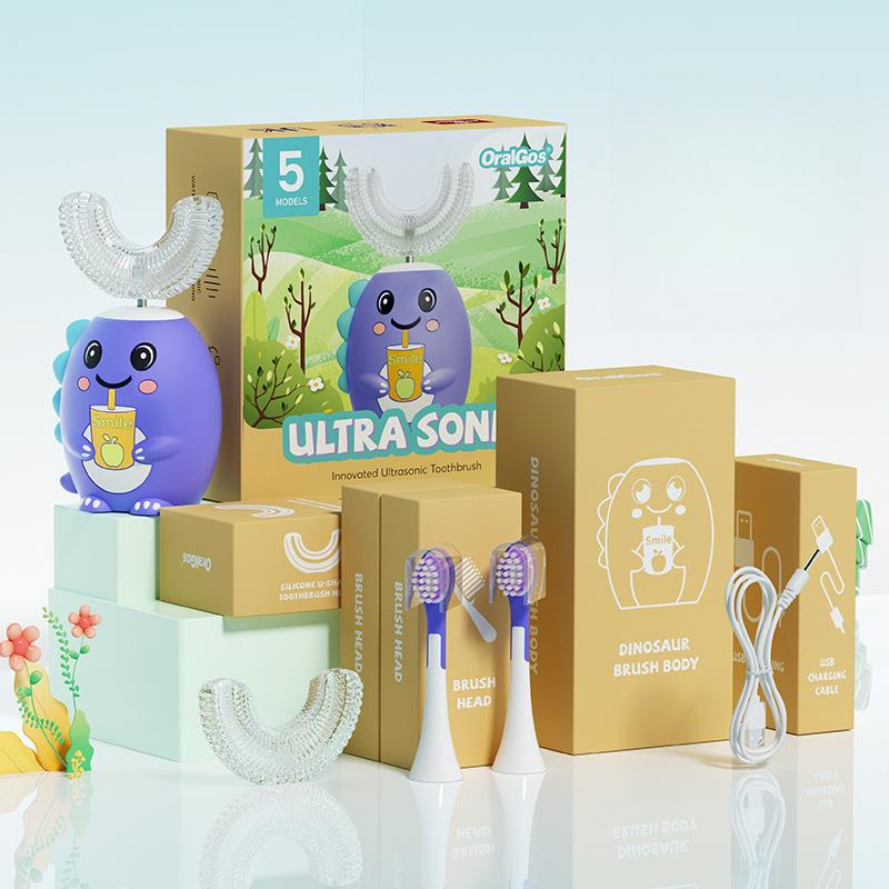 Kids Electric Toothbrush Cartoon Dinosaur Soft Bristles Rechargeable Childrens Toothbrush with Timer for Boys Girls
Kids Electric Toothbrush Cartoon Dinosaur Soft Bristles Rechargeable Childrens Toothbrush with Timer for Boys Girls