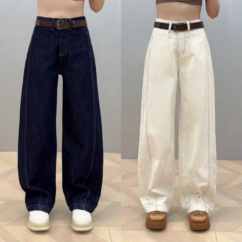 Women s High-Waisted Floor-Length Blue Denim Jeans - Wide-Leg, Loose Fit, 2026 Spring/Autumn Collection S абрикосовий
Women s High-Waisted Floor-Length Blue Denim Jeans - Wide-Leg, Loose Fit, 2026 Spring/Autumn Collection S абрикосовий