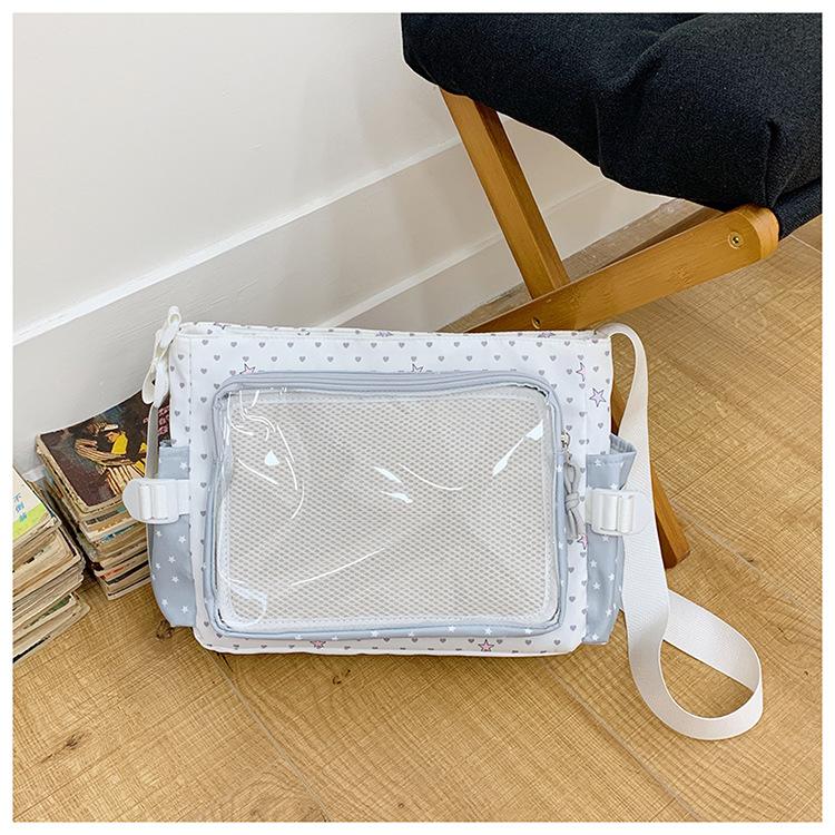 Transparent Ita Shoulder Bag Women Cute Crossbody Bag for School Office Commute with Large Space Casual and Versatile Ita Bag белый
Transparent Ita Shoulder Bag Women Cute Crossbody Bag for School Office Commute with Large Space Casual and Versatile Ita Bag белый
