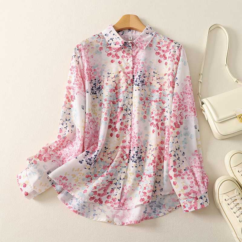 Рубашка Karon Color Ramie Floral для женщин, весна, свободная тонкая рубашка с принтом, повседневные блузки и рубашки контрастного цвета, топ M
Рубашка Karon Color Ramie Floral для женщин, весна, свободная тонкая рубашка с принтом, повседневные блузки и рубашки контрастного цвета, топ M