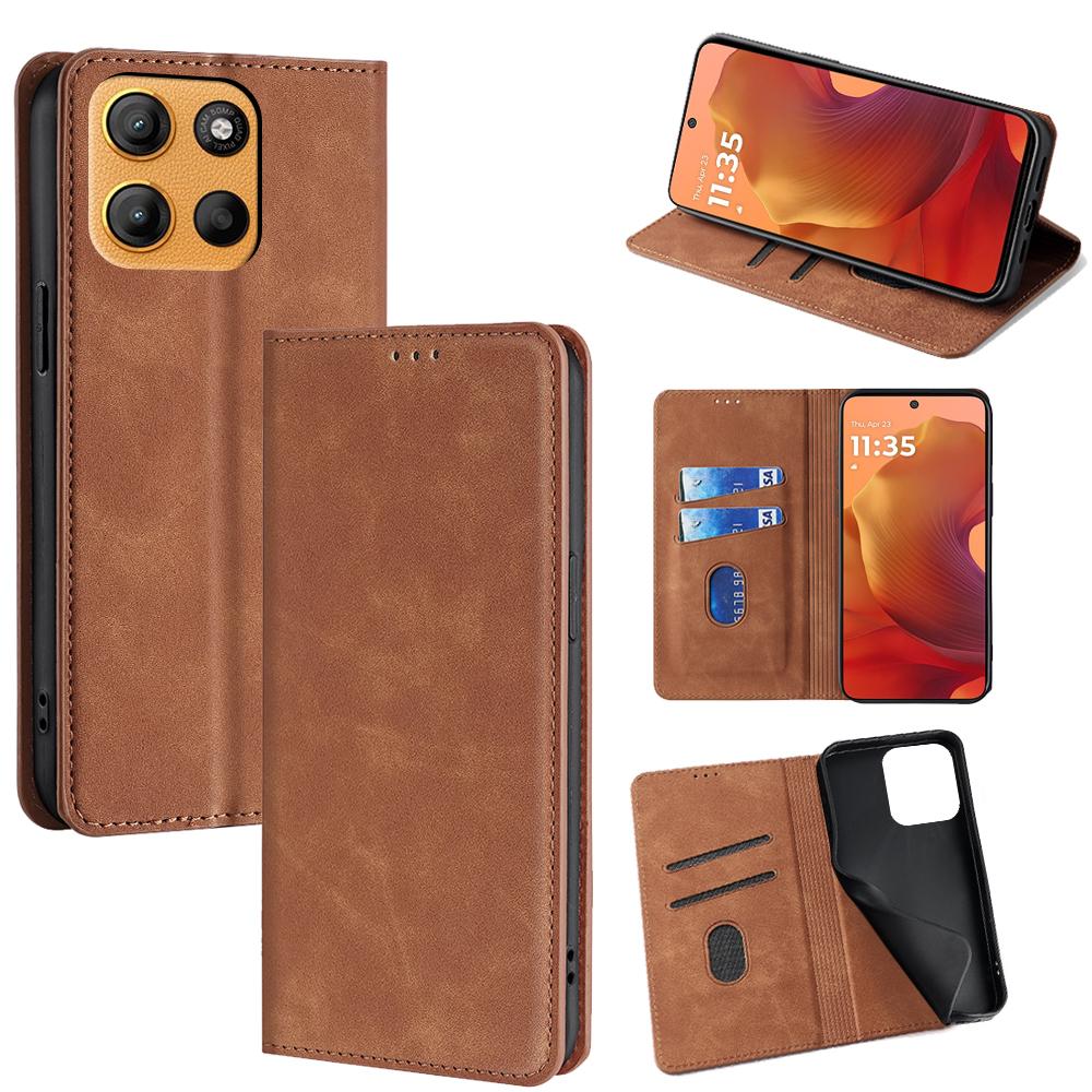 For Motorola Moto G15 Power 4G/G15 4G Card Holder Case PU Leather Magnetic Closing Phone Cover Light Brown
For Motorola Moto G15 Power 4G/G15 4G Card Holder Case PU Leather Magnetic Closing Phone Cover Light Brown