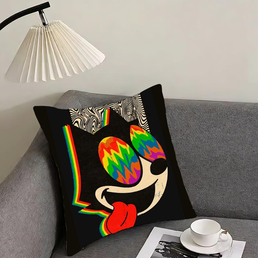 FFelix The CatT Cartoon Cushion Cover Pillowcase Ultra Soft Skin Friendly Fabric Cloud Like Comfort Concealed Zipper 30x30cm
FFelix The CatT Cartoon Cushion Cover Pillowcase Ultra Soft Skin Friendly Fabric Cloud Like Comfort Concealed Zipper 30x30cm
