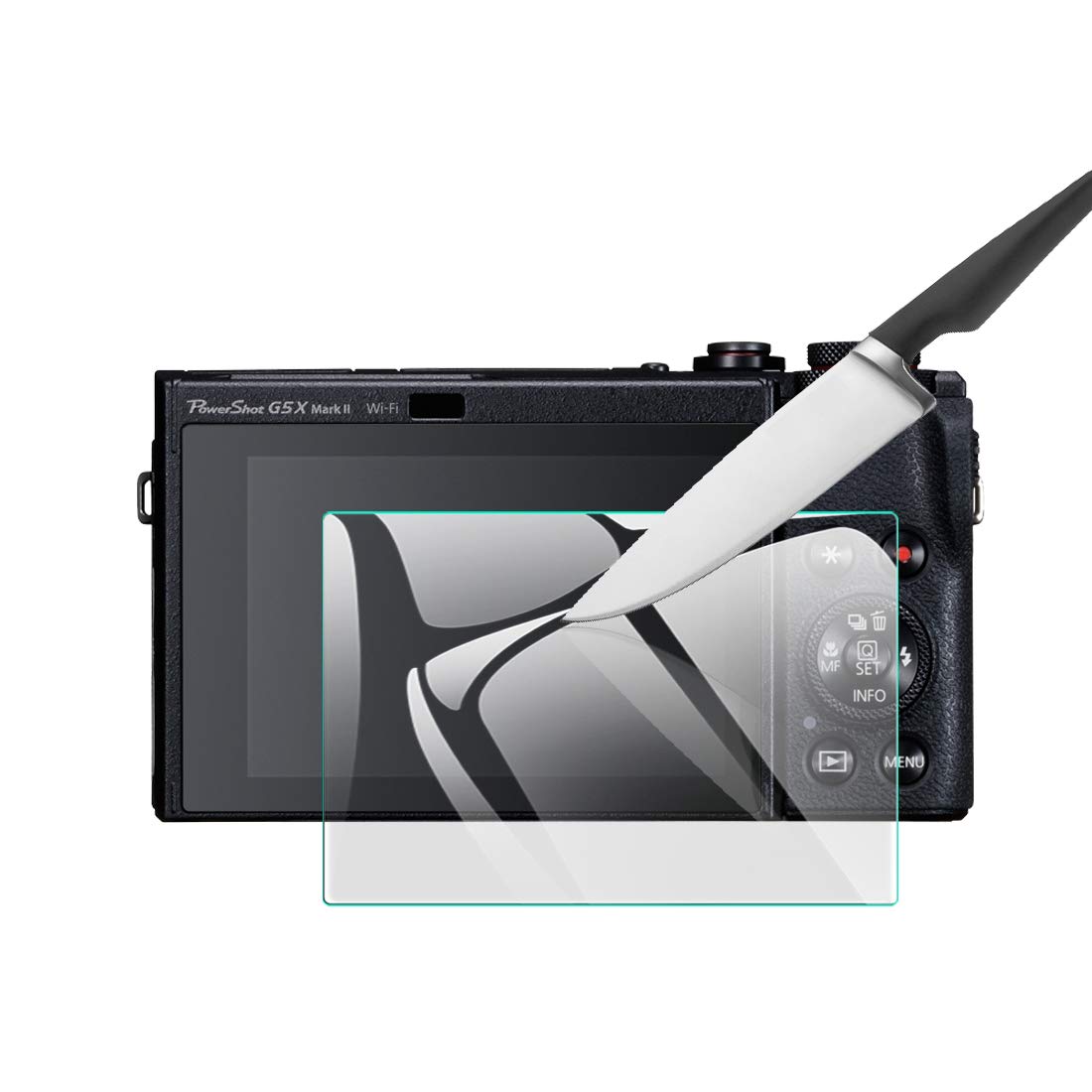 EternalStars Camera Screen Protector with 9H Full for Canon PowerShot G5 X Mark II 3-Piece Hardness, Coverage,
EternalStars Camera Screen Protector with 9H Full for Canon PowerShot G5 X Mark II 3-Piece Hardness, Coverage,