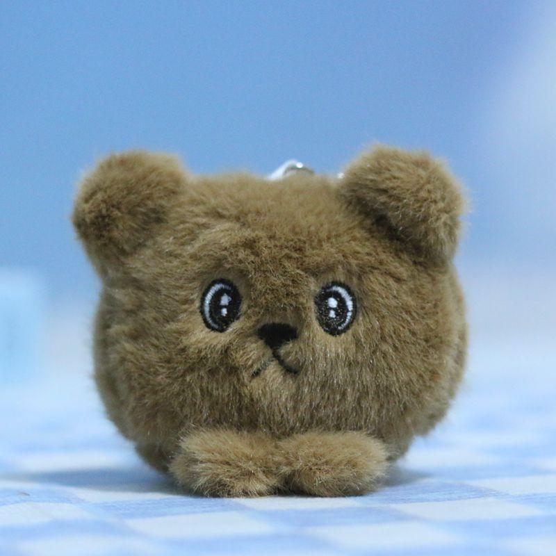 Endearing Mini Plush Bear Keychain Charming Accessory In Deep Brown Ideal For Decoration Bag
Endearing Mini Plush Bear Keychain Charming Accessory In Deep Brown Ideal For Decoration Bag