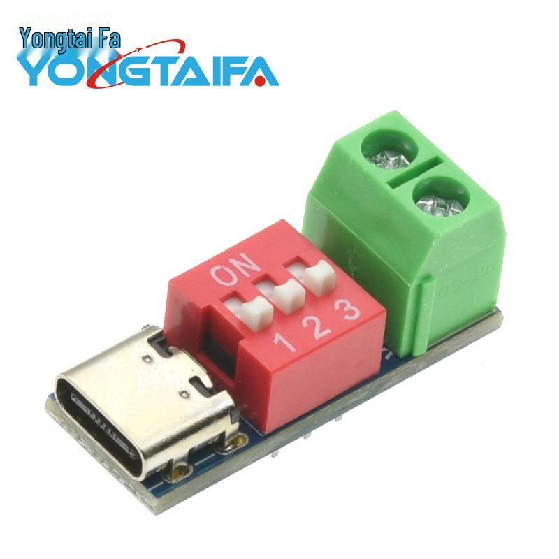 PDSink QC Плата для швидкої зарядки з регульованою напругою 5-20 В та DIP-перемикачем для регулювання
PDSink QC Плата для швидкої зарядки з регульованою напругою 5-20 В та DIP-перемикачем для регулювання