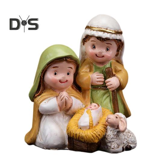 Украшение для рождественской сцены из смолы, скульптура из мультфильма «Святое семейство», рождественское украшение для рабочего стола для дома, гостиной, спальни A разноцветный
Украшение для рождественской сцены из смолы, скульптура из мультфильма «Святое семейство», рождественское украшение для рабочего стола для дома, гостиной, спальни A разноцветный