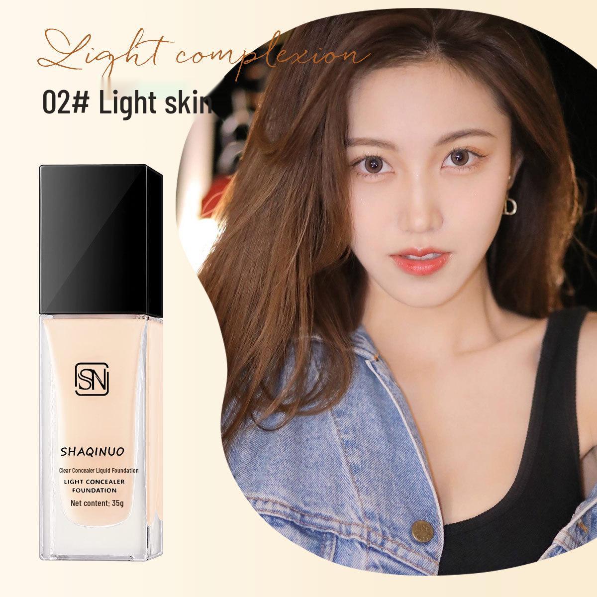 SHQINUO Natural Fit Long-Lasting Foundation: Waterproof, Sweatproof, Non-Cakey, Acne-Mark Concealer. 35g
SHQINUO Natural Fit Long-Lasting Foundation: Waterproof, Sweatproof, Non-Cakey, Acne-Mark Concealer. 35g