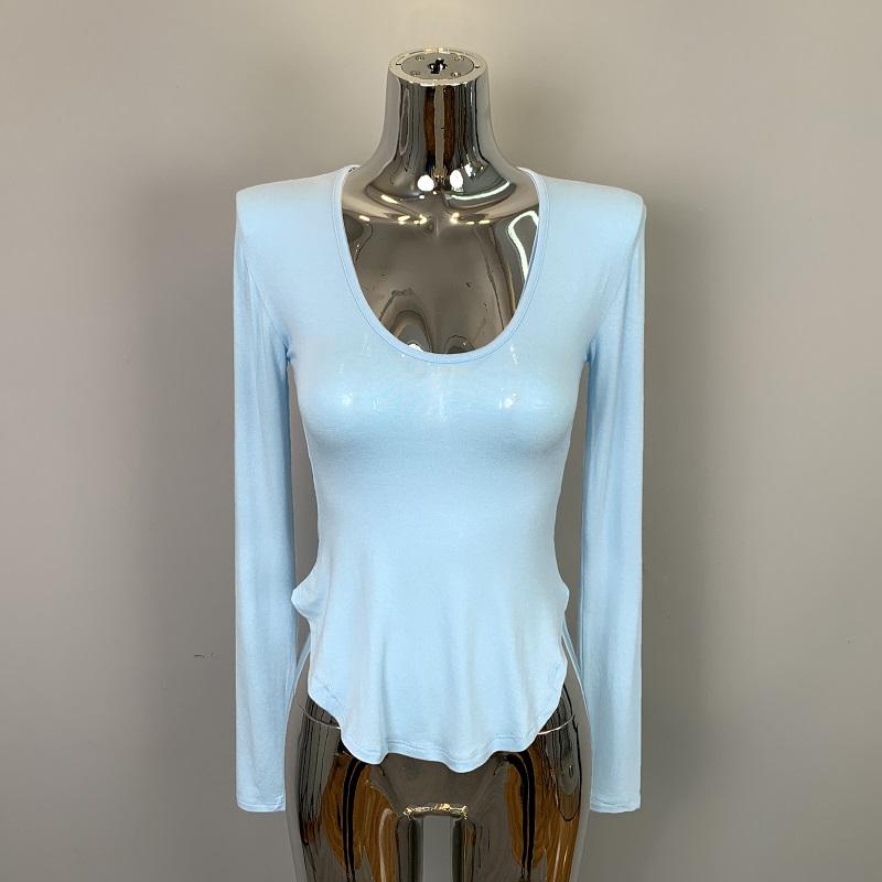 Корейская мода Футболка с длинным рукавом приталенного кроя Новая летняя повседневная простая футболка Однотонная футболка с большим круглым вырезом Женская женская одежда 3448 One Size
Корейская мода Футболка с длинным рукавом приталенного кроя Новая летняя повседневная простая футболка Однотонная футболка с большим круглым вырезом Женская женская одежда 3448 One Size