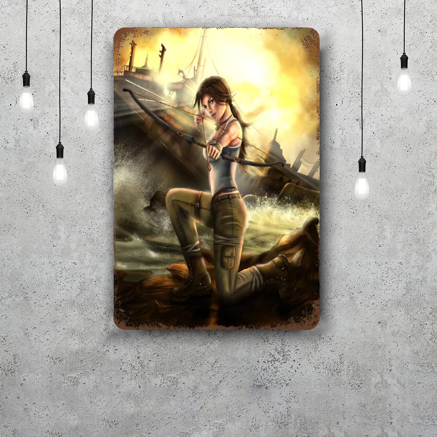 lara croft game Decor Poster Vintage Tin Sign Metal Sign Decorative Plaque for Pub Bar Man Cave Club Wall Decoration 20x30cm(7.8x11.8inch)
lara croft game Decor Poster Vintage Tin Sign Metal Sign Decorative Plaque for Pub Bar Man Cave Club Wall Decoration 20x30cm(7.8x11.8inch)