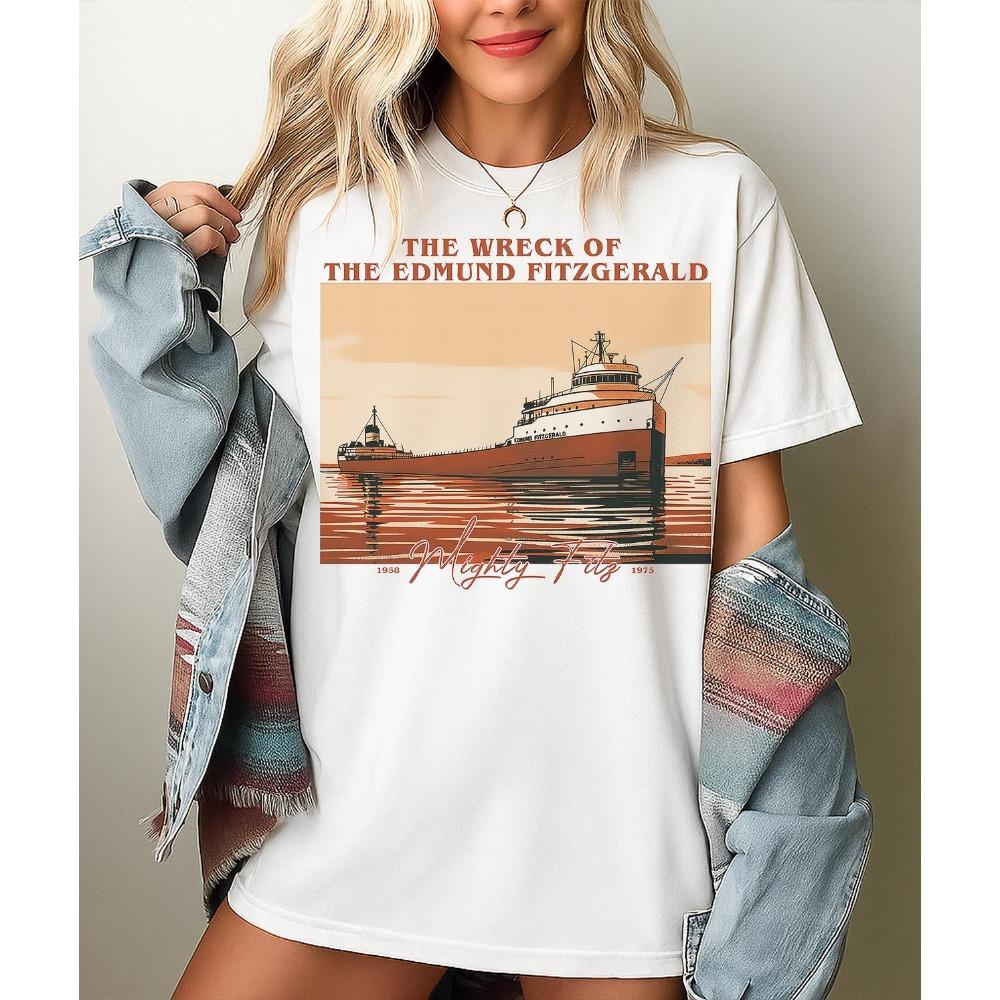 Retro Edmund Fitzgerald Tshirt Summer New Retro Unisex Cotton Casual Fashion Tshirt 3XL
Retro Edmund Fitzgerald Tshirt Summer New Retro Unisex Cotton Casual Fashion Tshirt 3XL
