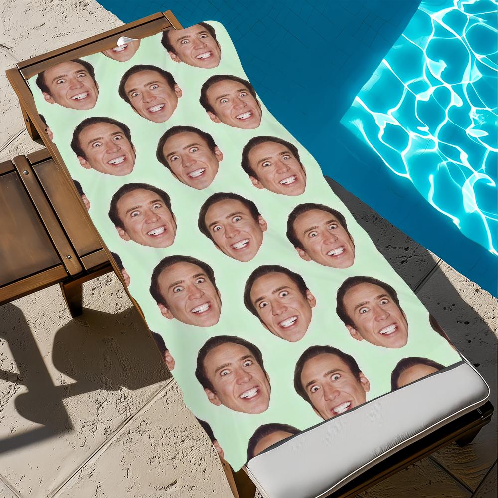 N-Nicolas Cage Towel Beach Quick Dry Soft Pool Towels Gift for Travel Gym Shower Camping sports W30*H60(CM)
N-Nicolas Cage Towel Beach Quick Dry Soft Pool Towels Gift for Travel Gym Shower Camping sports W30*H60(CM)