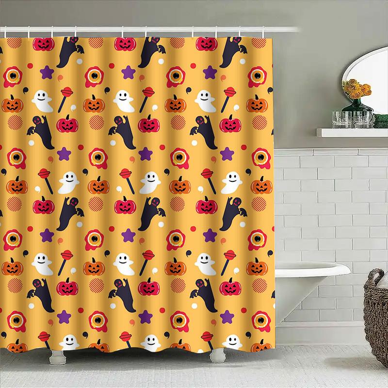 Tuniu Halloween Cartoon Cute Ghost Pattern Shower Curtain For Bathroom Kids Baby Room Decoration W60H190(CM)-1 Pcs
Tuniu Halloween Cartoon Cute Ghost Pattern Shower Curtain For Bathroom Kids Baby Room Decoration W60H190(CM)-1 Pcs