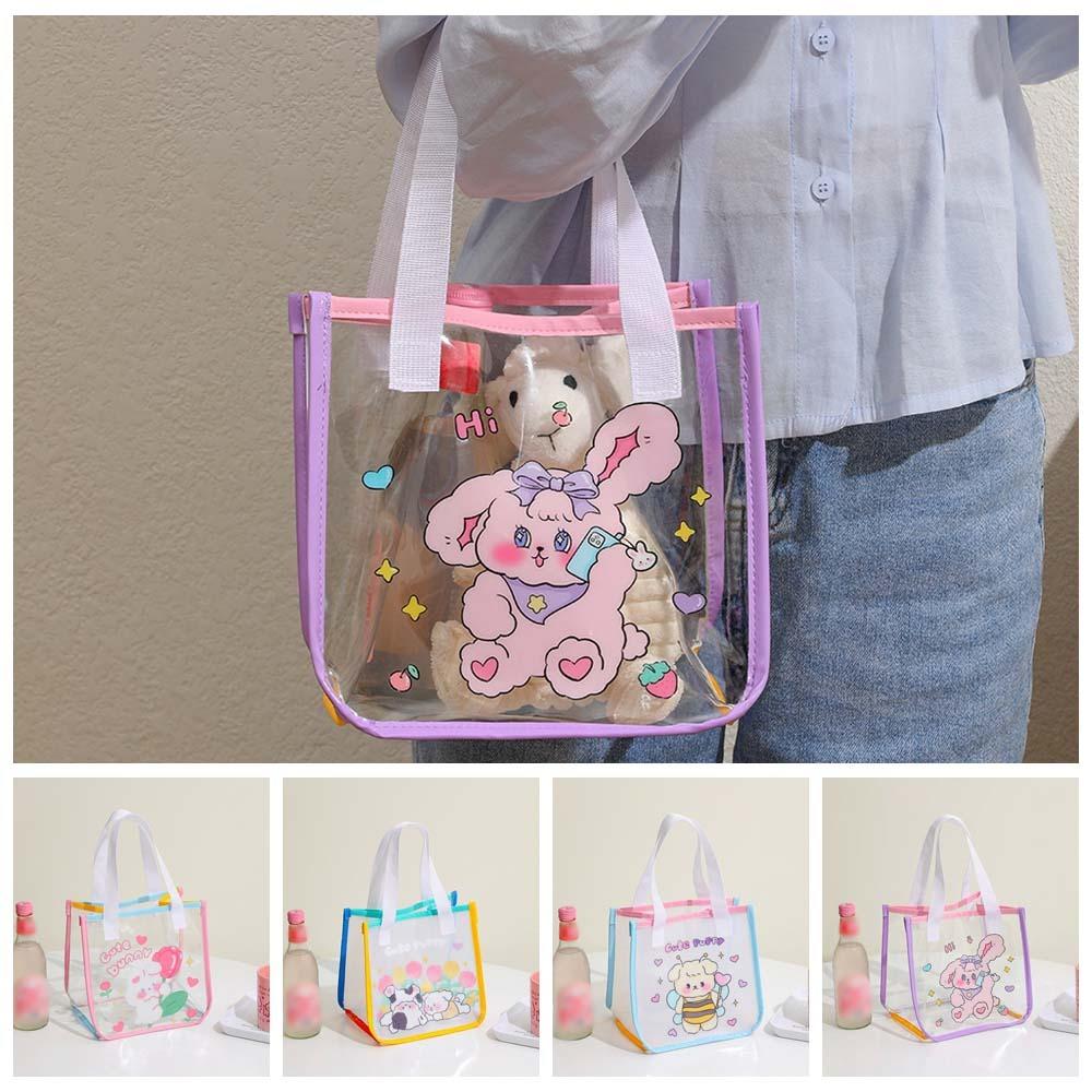 Cartoon Beach Transparent Handbag Rabbit Dog Jelly Cute Storage Bag PVC Cartoon Shoulder Bag Kids StyleA
Cartoon Beach Transparent Handbag Rabbit Dog Jelly Cute Storage Bag PVC Cartoon Shoulder Bag Kids StyleA