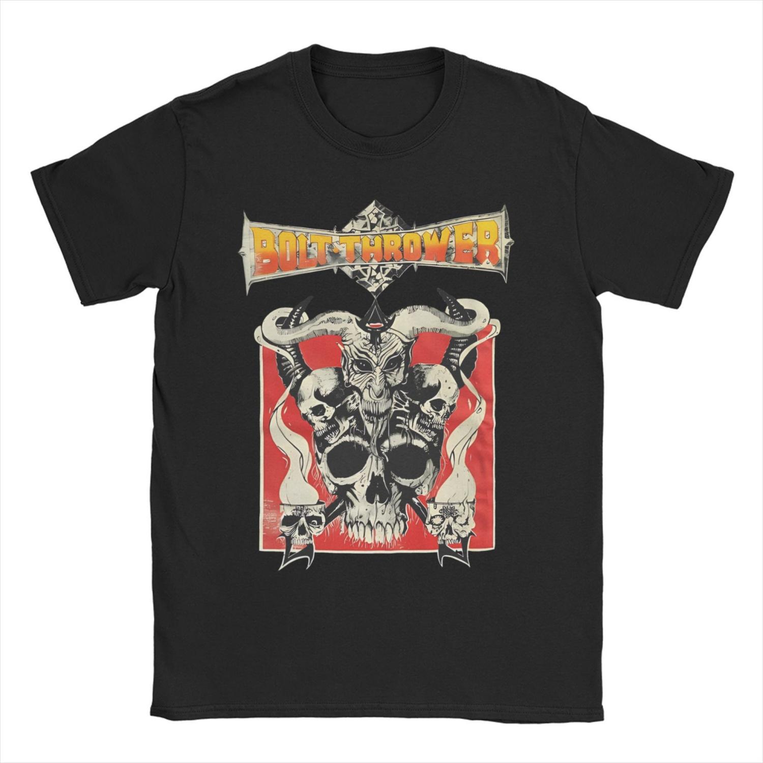 Рок-музыка группа Bolt Thrower мужские женские футболки винтажные футболки с коротким рукавом и круглым вырезом хлопковая одежда больших размеров S чёрный
Рок-музыка группа Bolt Thrower мужские женские футболки винтажные футболки с коротким рукавом и круглым вырезом хлопковая одежда больших размеров S чёрный