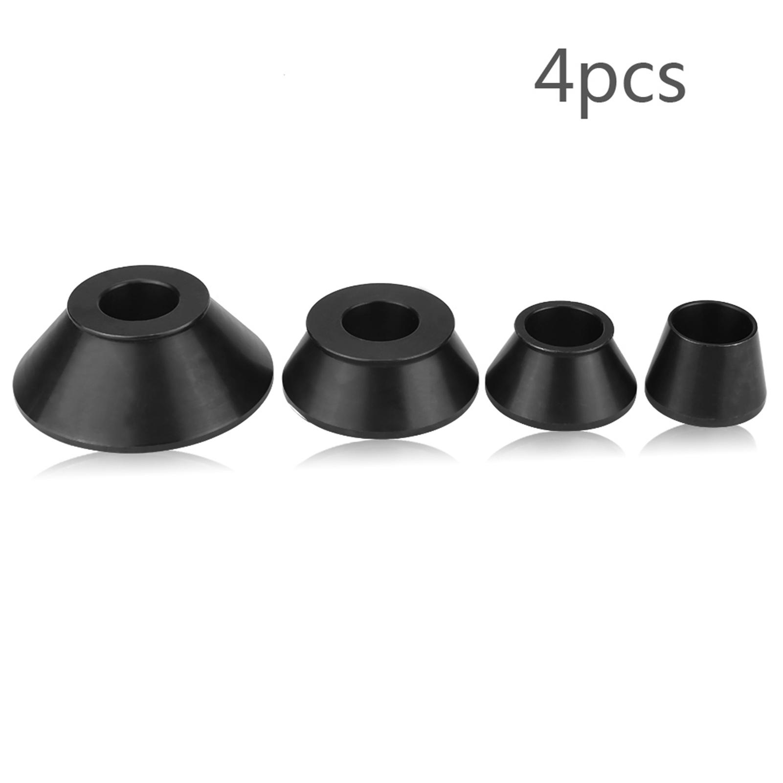 4pcs Wheel Balancer Adapter Cones Standard Taper Cone Kit for 40mm Shaft чорний
4pcs Wheel Balancer Adapter Cones Standard Taper Cone Kit for 40mm Shaft чорний