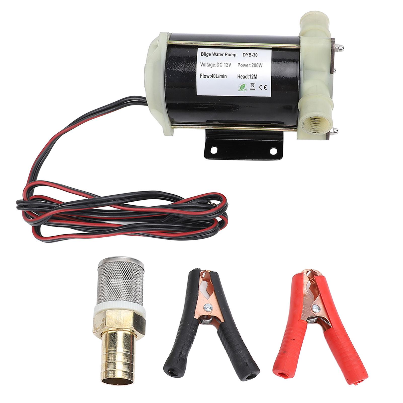 12V Self Priming Bilge Pump 200w 12m Head 40Lmin Water Transfer Flexible Impeller Pump for
12V Self Priming Bilge Pump 200w 12m Head 40Lmin Water Transfer Flexible Impeller Pump for