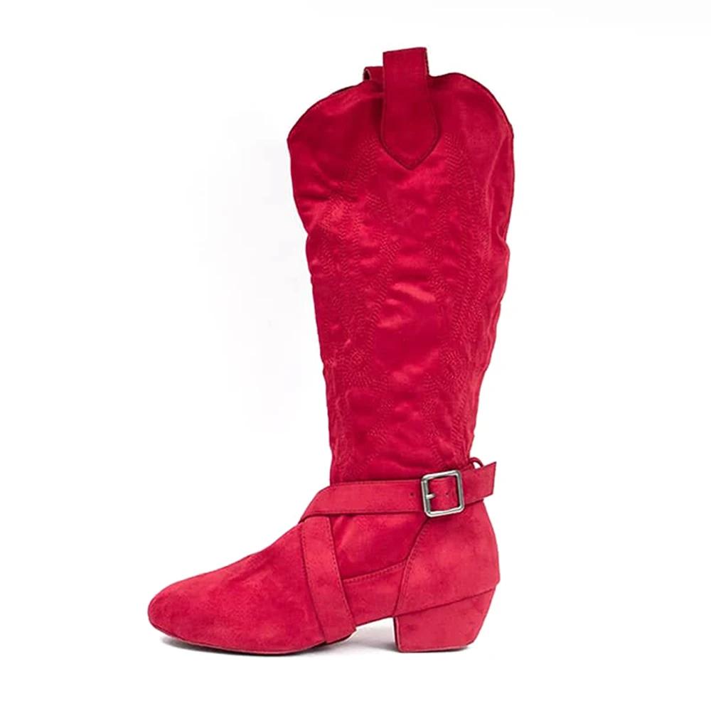 Ladies Dance Shoes, Latin Dance, Salsa Ethnic Dance, Soft Soled Dance Boots, High Heels, Line Dance Shoes for Stage Performance 35 красный
Ladies Dance Shoes, Latin Dance, Salsa Ethnic Dance, Soft Soled Dance Boots, High Heels, Line Dance Shoes for Stage Performance 35 красный