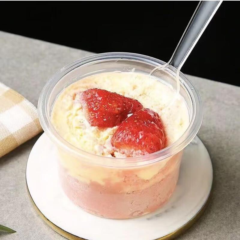 Disposable Plastic Dessert Cups with Lids and Spoons
Disposable Plastic Dessert Cups with Lids and Spoons