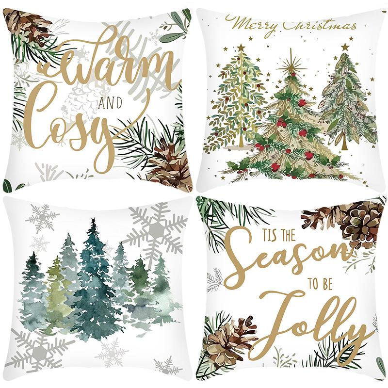 New Christmas Pillowcase Christmas Tree Decoration Print Decoration Holiday Pillowcase 45 * 45Cm pillowcase
New Christmas Pillowcase Christmas Tree Decoration Print Decoration Holiday Pillowcase 45 * 45Cm pillowcase