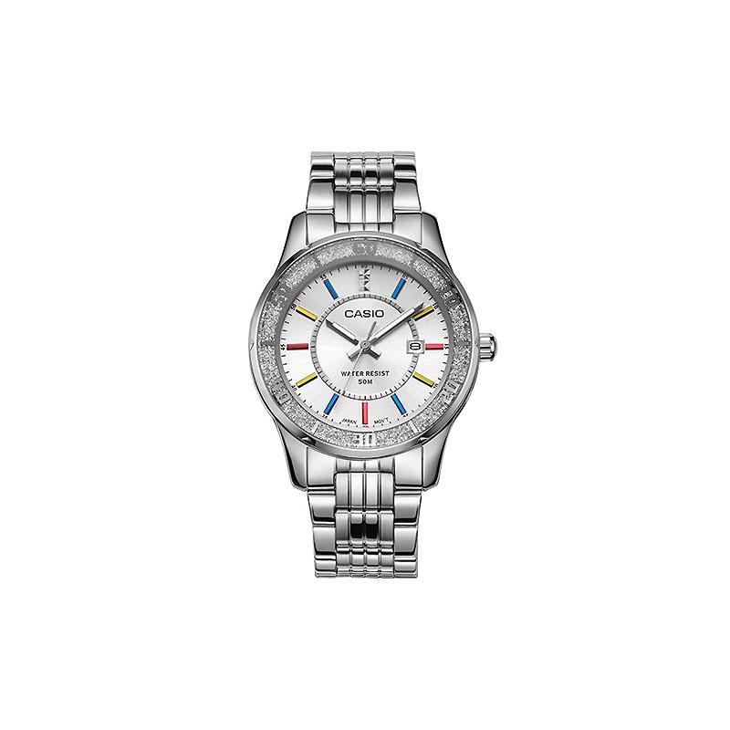 Casio STANDARD series diamond calendar watch business quartz movement stainless steel strap Japanese and Korean watch women s watch white LTP-1358D-7A белый
Casio STANDARD series diamond calendar watch business quartz movement stainless steel strap Japanese and Korean watch women s watch white LTP-1358D-7A белый
