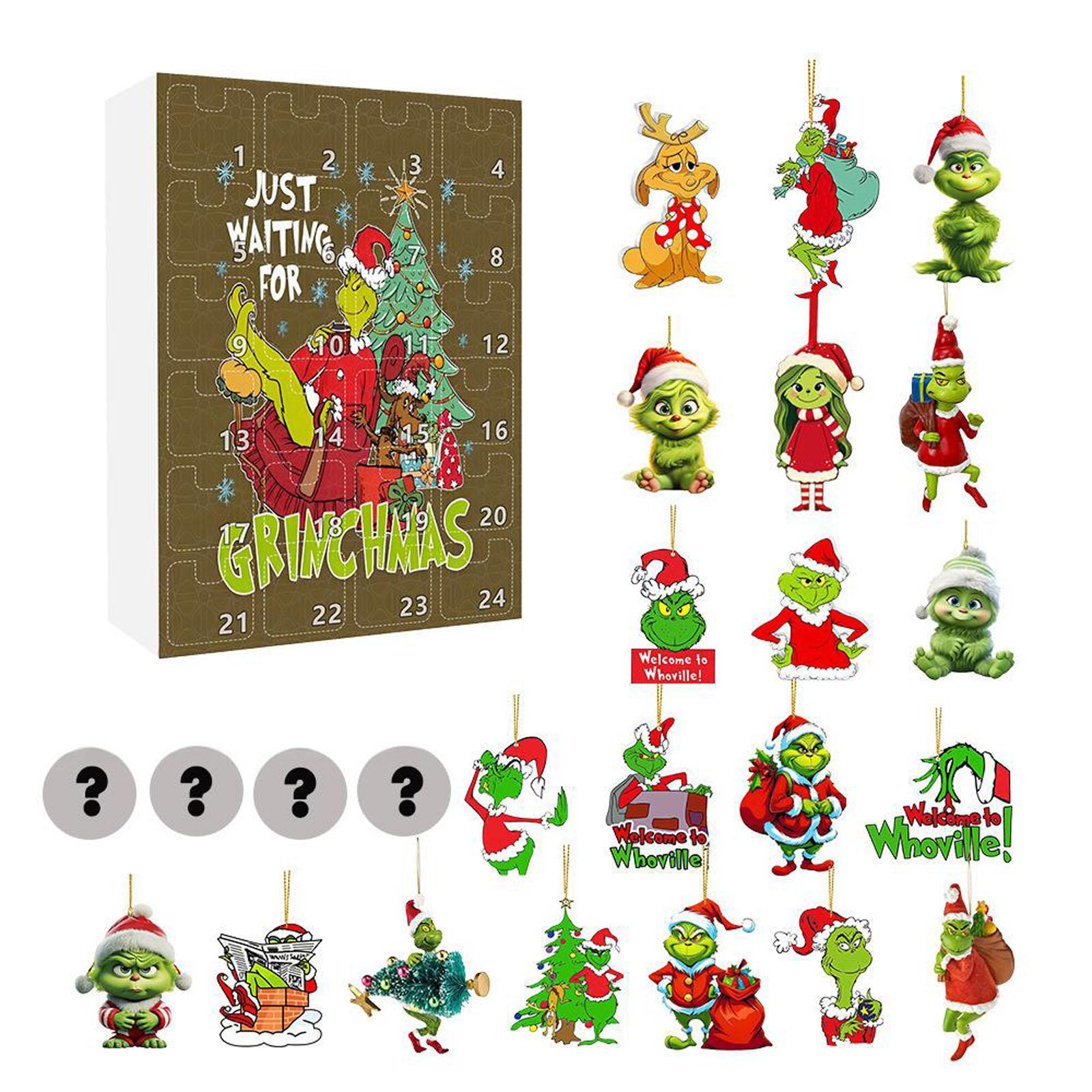 2D Christmas Advent Calendar Green Christmas Tree Decorations Ornaments Countdown Gifts Suitable For Teens, Boys, Girls And Adults(Random Delivery) One Size
2D Christmas Advent Calendar Green Christmas Tree Decorations Ornaments Countdown Gifts Suitable For Teens, Boys, Girls And Adults(Random Delivery) One Size