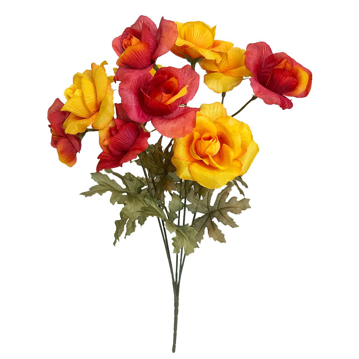1-3PCS autumn rose simulation bouquet wedding flower arrangement European rose hotel home decoration silk flower 1PCS
1-3PCS autumn rose simulation bouquet wedding flower arrangement European rose hotel home decoration silk flower 1PCS