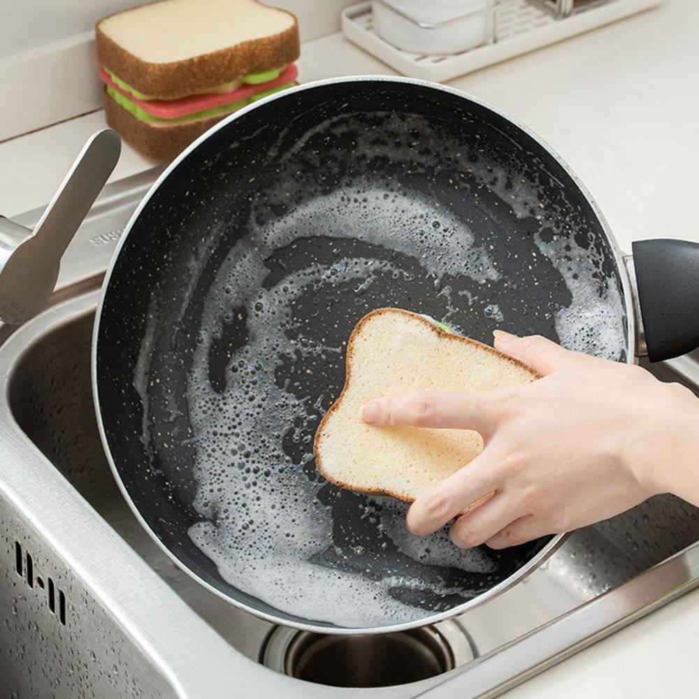 Toast Sandwich Shape Creative Non-Scratch Dish-washing Sponge Scrub Cleaner Scouring Pad Scrubber Toast
Toast Sandwich Shape Creative Non-Scratch Dish-washing Sponge Scrub Cleaner Scouring Pad Scrubber Toast
