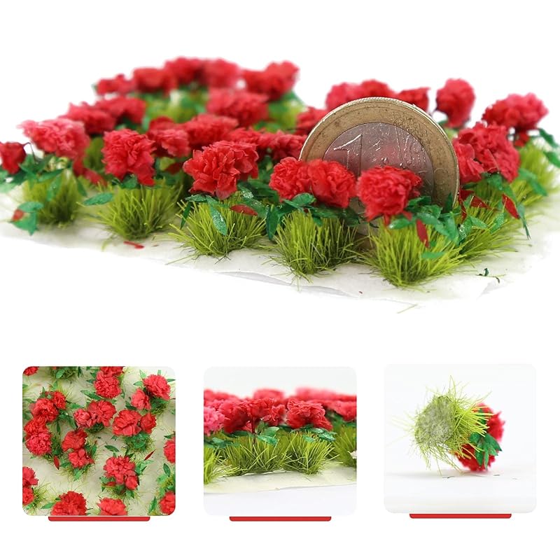 Evemodel Artificial Lawn Realistic Flower Cluster Model Railway Fairy Garden Micro Landscape Diorama DIY model railway diorama scene accessories (rose
Evemodel Artificial Lawn Realistic Flower Cluster Model Railway Fairy Garden Micro Landscape Diorama DIY model railway diorama scene accessories (rose