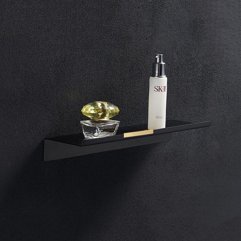 Brushed Gold Bathroom Shelf 304 Stainless Steel Wall Mounted Shower Room Cosmetics Shelf Black Shower Storage Rack With Hook
Brushed Gold Bathroom Shelf 304 Stainless Steel Wall Mounted Shower Room Cosmetics Shelf Black Shower Storage Rack With Hook