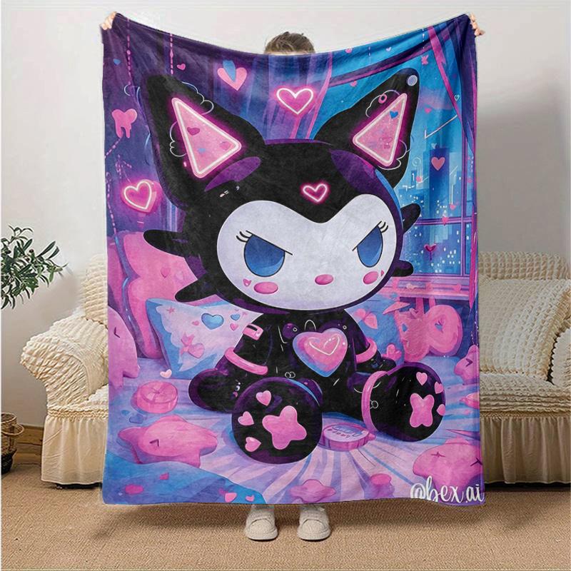 1pc Night Adventure Kuromi Blanket, Soft Throw for Home Decor, Gift Idea for Family and Friend, Living Room, Travel, Camping, Car Blankets, Beach, Off 130x150cm
1pc Night Adventure Kuromi Blanket, Soft Throw for Home Decor, Gift Idea for Family and Friend, Living Room, Travel, Camping, Car Blankets, Beach, Off 130x150cm