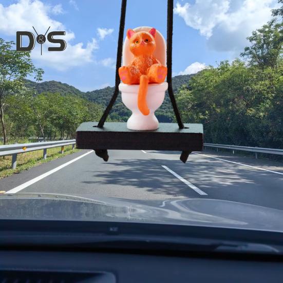 Подвеска для автомобиля в виде унитаза с изображением кота, подвесное украшение для зеркала заднего вида с шнурком, юмористические аксессуары для салона автомобиля белый
Подвеска для автомобиля в виде унитаза с изображением кота, подвесное украшение для зеркала заднего вида с шнурком, юмористические аксессуары для салона автомобиля белый