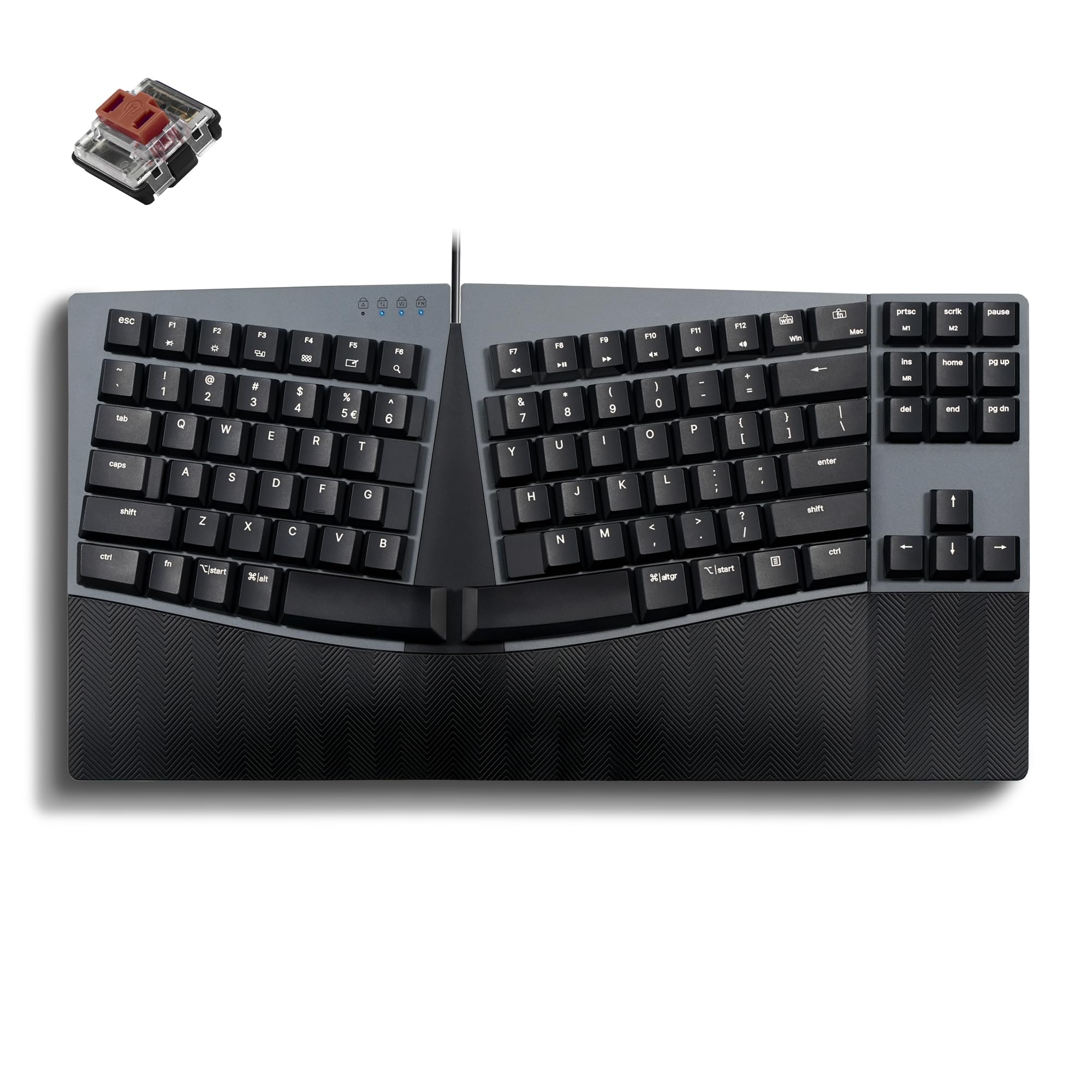 Perixx Px Ergo Mech Ергономічна клавіатура Механічна клавіатура Tenkey Low Low Profile Wired Connection USB Compatible with OS X Black English Layout Windows/Mac чорний
Perixx Px Ergo Mech Ергономічна клавіатура Механічна клавіатура Tenkey Low Low Profile Wired Connection USB Compatible with OS X Black English Layout Windows/Mac чорний