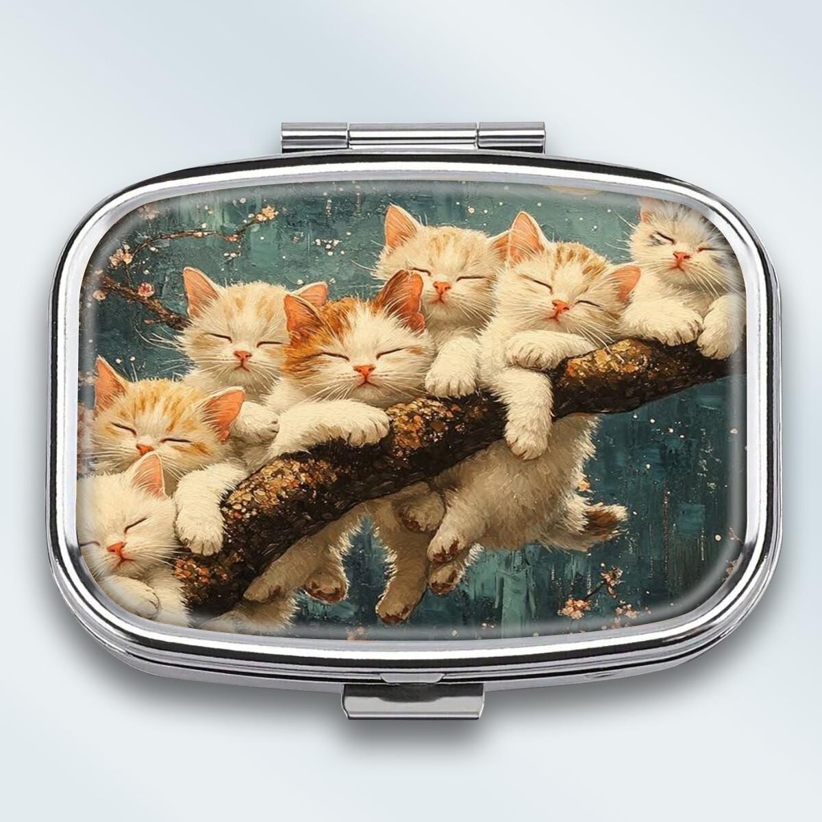 Portable Pill Box with 2 Compartments, Mini Metal Medicine Organizer Case, Cute Printed Pill Container for Vitamins, Pills, Jewelry, Travel, Daily Use різнокольоровий
Portable Pill Box with 2 Compartments, Mini Metal Medicine Organizer Case, Cute Printed Pill Container for Vitamins, Pills, Jewelry, Travel, Daily Use різнокольоровий
