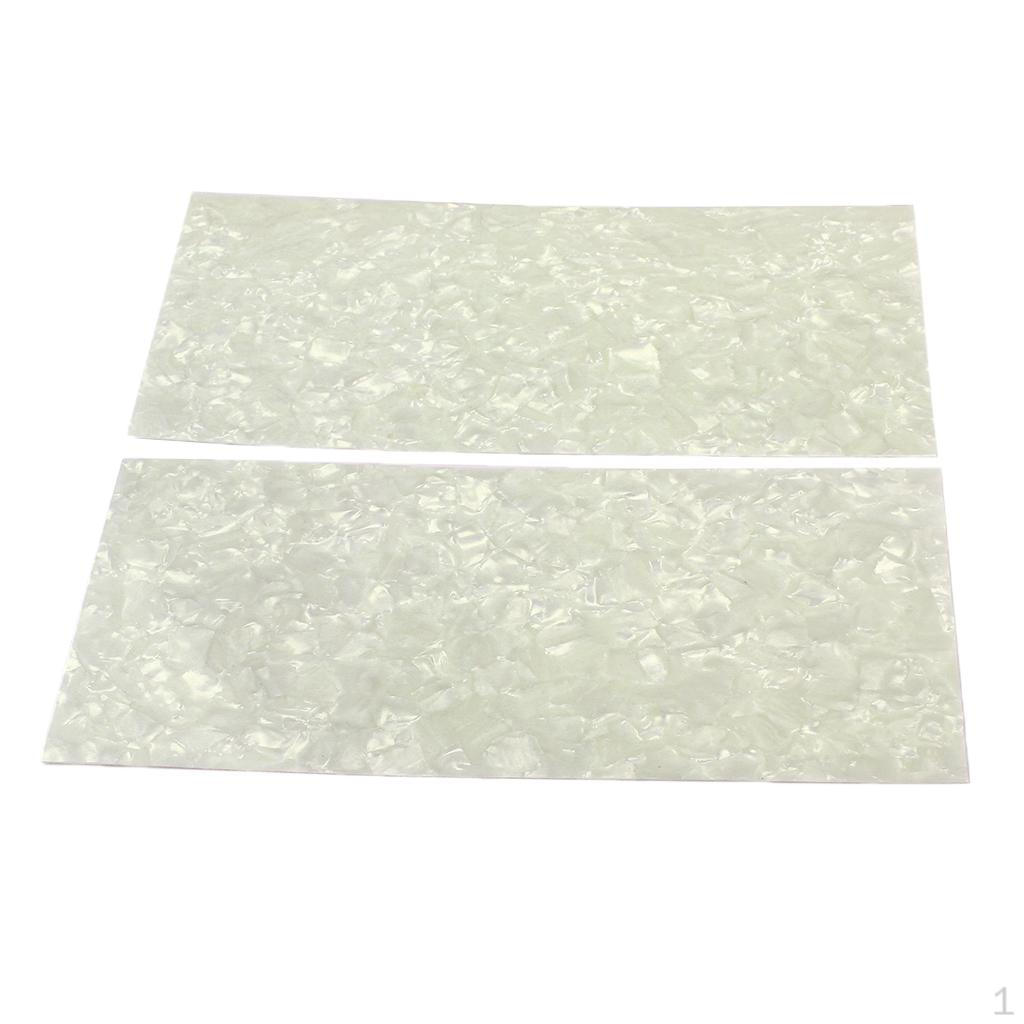 2 Pieces DIY Guitar Bass Celluloid Blank Sheet Head Veneer Shell White
2 Pieces DIY Guitar Bass Celluloid Blank Sheet Head Veneer Shell White