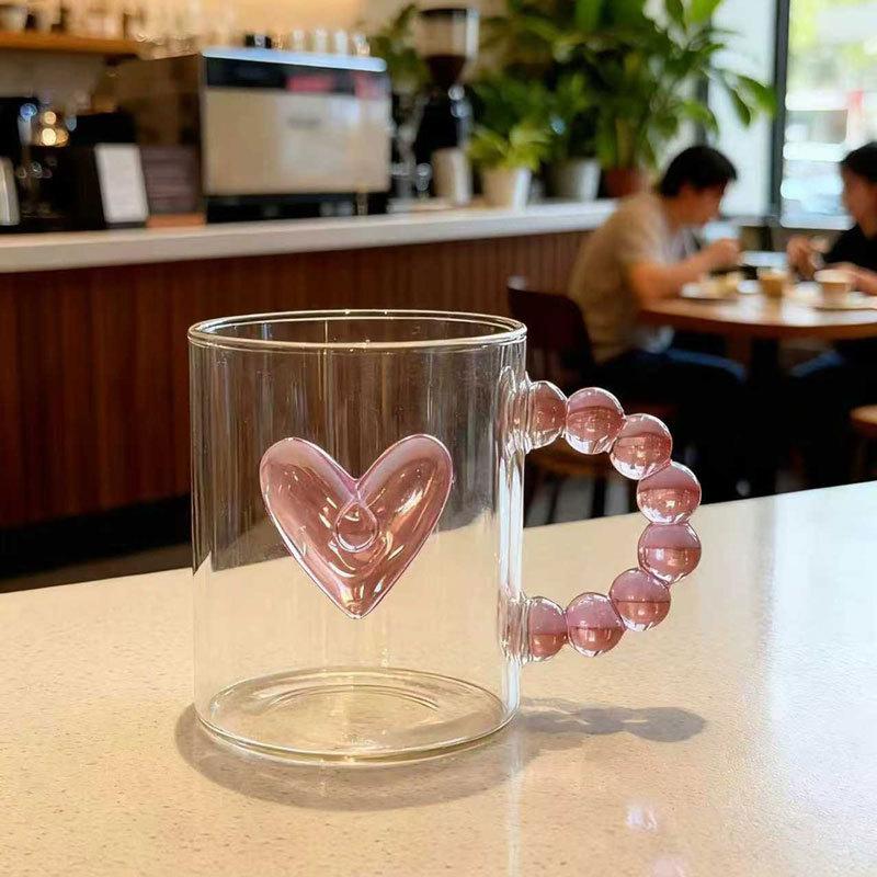 Pink Bow Glass Coffee Cup Fruit Juice Glass model 1
Pink Bow Glass Coffee Cup Fruit Juice Glass model 1