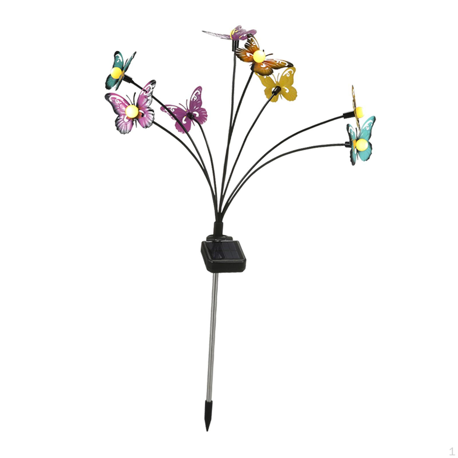 Butterfly Lamp Sway by Wind Outdoor Solar Stake Lights for Garden Yard Warm Light 8Heads
Butterfly Lamp Sway by Wind Outdoor Solar Stake Lights for Garden Yard Warm Light 8Heads