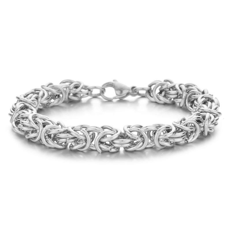Meier Titanium steel men s bracelet - vacuum plated, personalized king chain
Meier Titanium steel men s bracelet - vacuum plated, personalized king chain