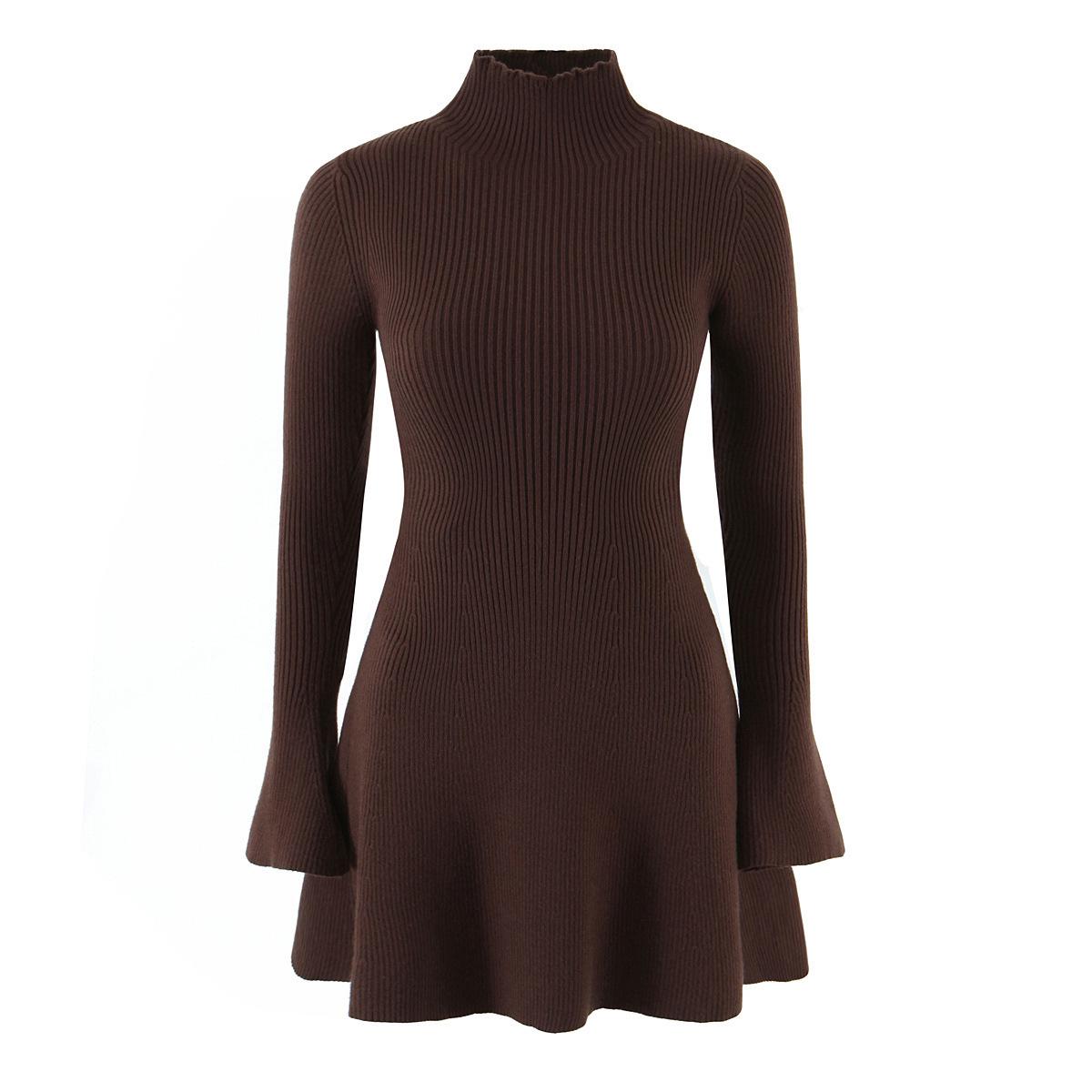 European Style High Neck Slim Fit Knit Dress for Women - Sexy Fashion Hip Wrap Skirt (2025 New Collection) Small кофейный
European Style High Neck Slim Fit Knit Dress for Women - Sexy Fashion Hip Wrap Skirt (2025 New Collection) Small кофейный