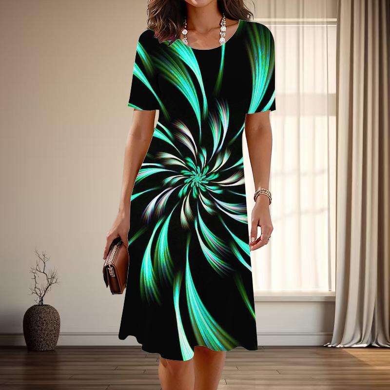 Женская мода изящный абстрактный принт лето весна короткий рукав О-образный вырез повседневные платья 8XL синий
Женская мода изящный абстрактный принт лето весна короткий рукав О-образный вырез повседневные платья 8XL синий