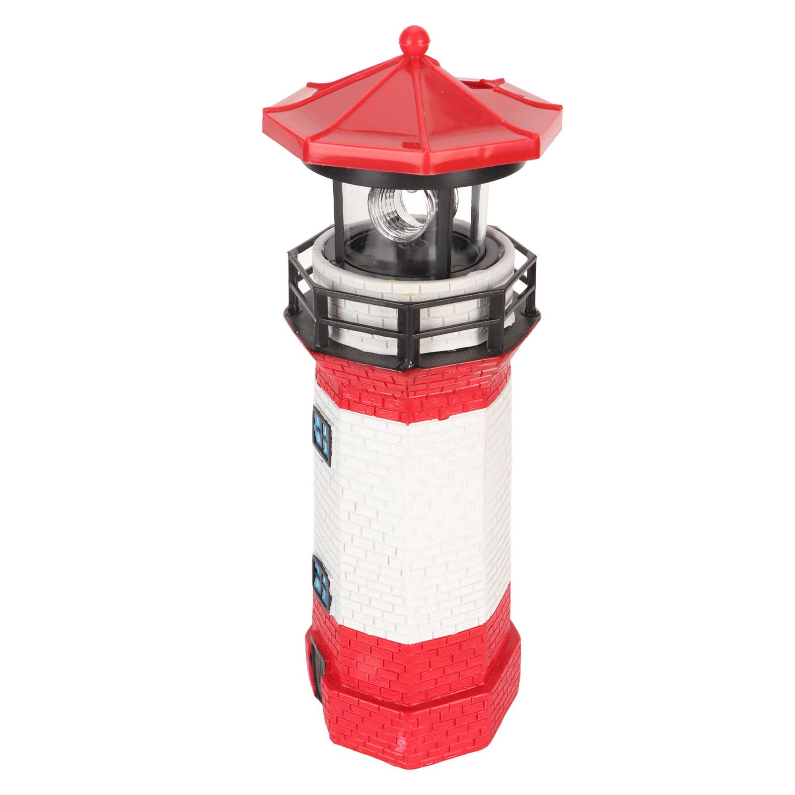 Solar Lighthouse 360 Degree Rotating Lighthouse Decoration Fadeless Resin LED Garden Lighthouse for Balcony Lawn BS38062
Solar Lighthouse 360 Degree Rotating Lighthouse Decoration Fadeless Resin LED Garden Lighthouse for Balcony Lawn BS38062