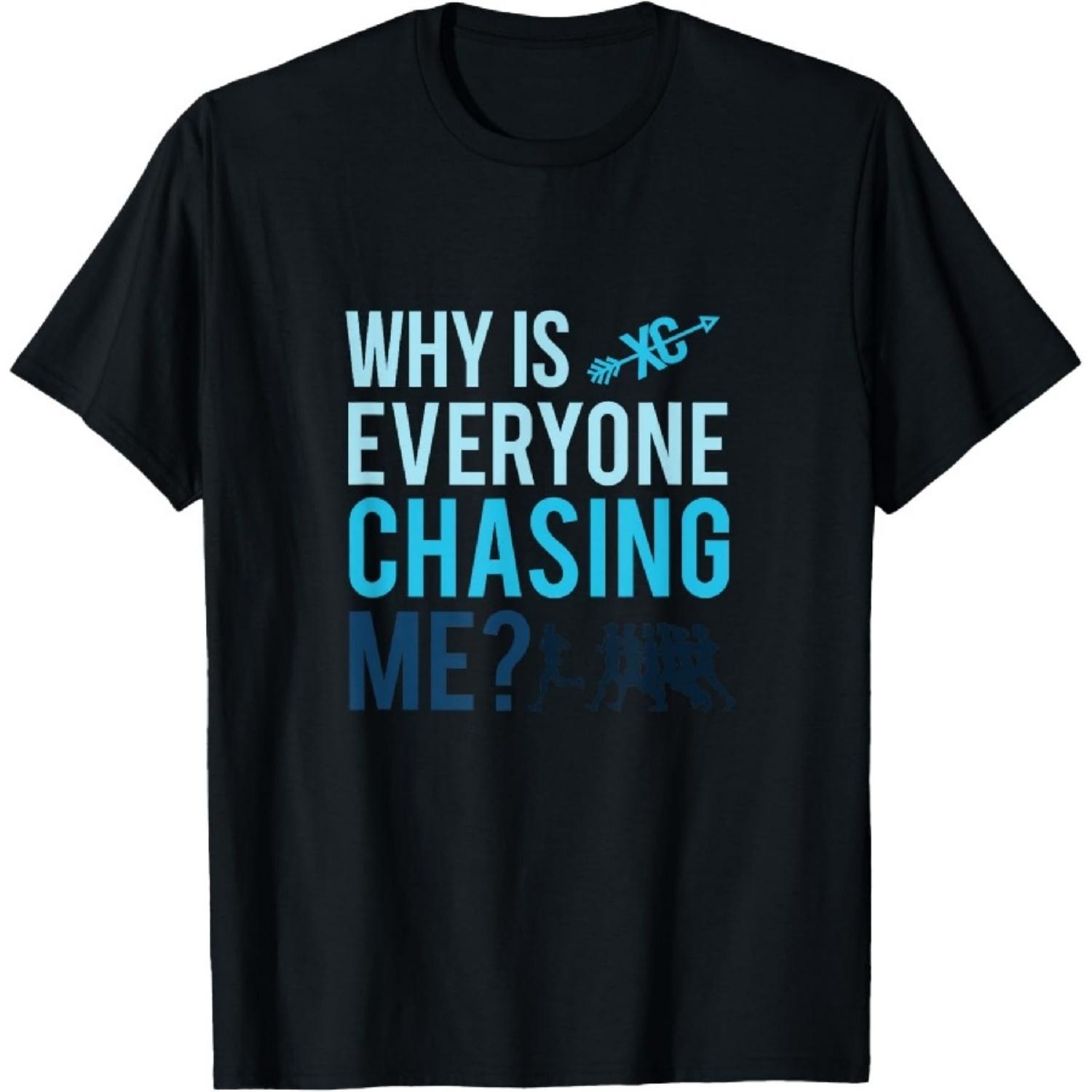 Funny Why is Everyone Chasing Me Cross Country Gift XC Coach T-Shirt XXXXXL чорний
Funny Why is Everyone Chasing Me Cross Country Gift XC Coach T-Shirt XXXXXL чорний