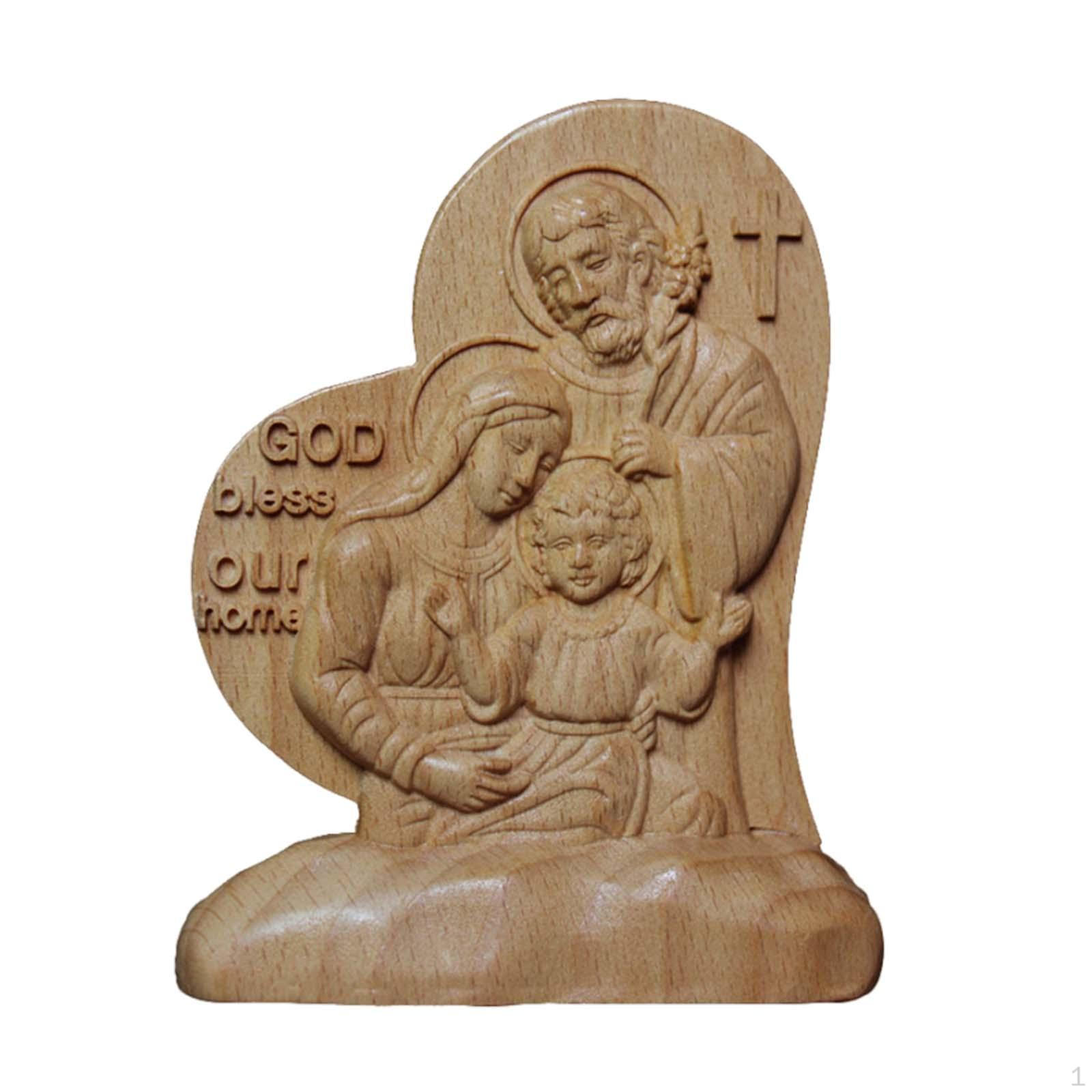 Holy Family Statue,Jesus Mary Joseph Religious Figurine Ornament Table Centerpiece Catholic
Holy Family Statue,Jesus Mary Joseph Religious Figurine Ornament Table Centerpiece Catholic