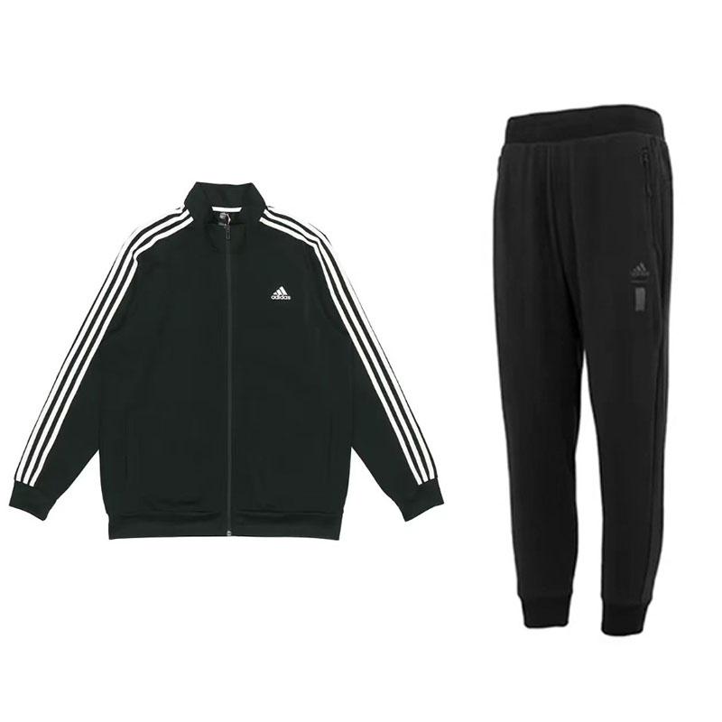 Adidas Loose Fit Zip Collar Jacket With Drawstring Solid Color Cuffed Pants Sports Set Men Sports Set Black H46099+IA8187_20240823125628 XXL
Adidas Loose Fit Zip Collar Jacket With Drawstring Solid Color Cuffed Pants Sports Set Men Sports Set Black H46099+IA8187_20240823125628 XXL