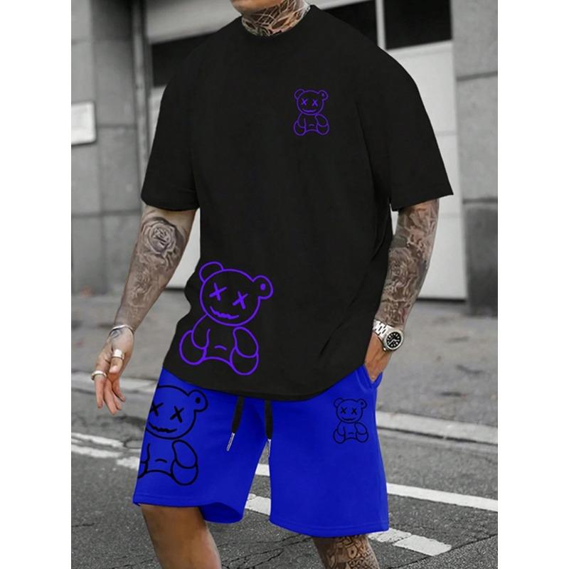 Summer New Men s Fun Dog Bear Print T-shirt Men s Drawstring Can Be Elastic Shorts Suit Daily Casual Plus Size Fashion Suit XXL
Summer New Men s Fun Dog Bear Print T-shirt Men s Drawstring Can Be Elastic Shorts Suit Daily Casual Plus Size Fashion Suit XXL