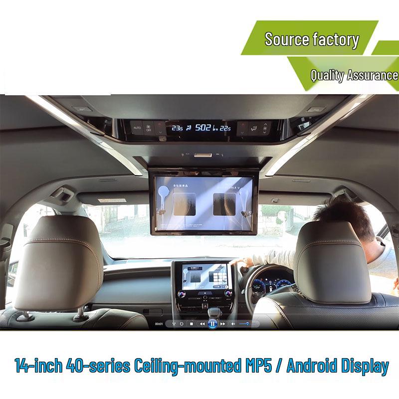 14-inch Ceiling-mounted Android Display for 40 Series Alphard MP5 чёрный
14-inch Ceiling-mounted Android Display for 40 Series Alphard MP5 чёрный