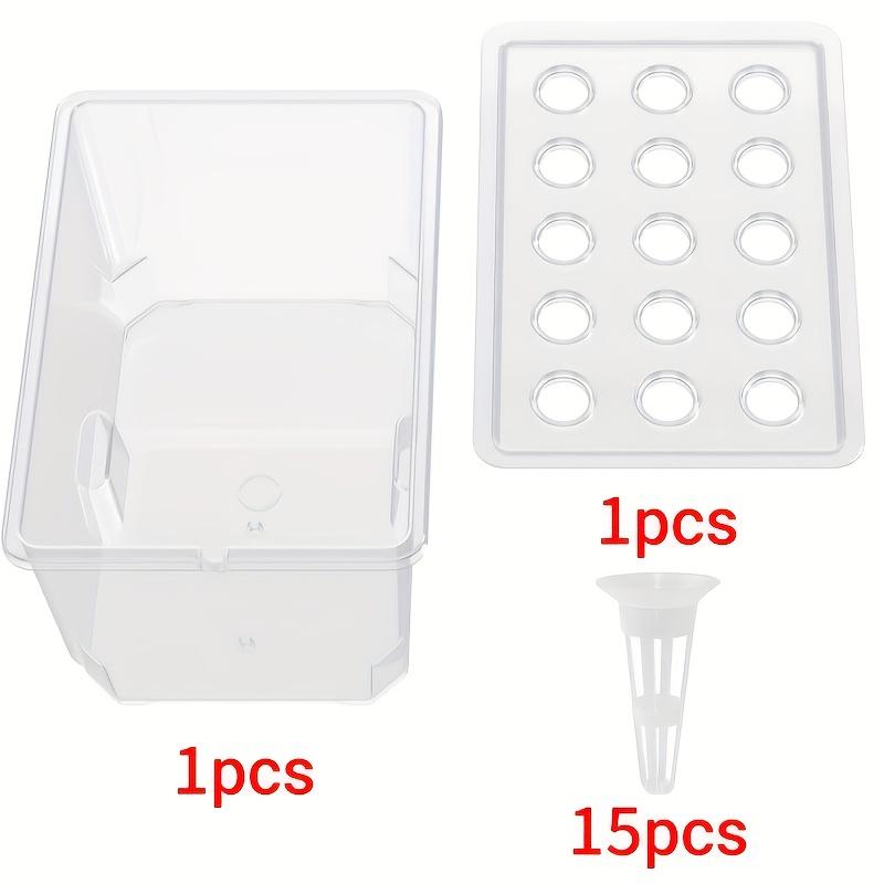 No-Electricity Hydroponic Growing System Soilless Vegetable Herb Seedbed Starter Kit Black/White/Transparent for Balcony Indoor
No-Electricity Hydroponic Growing System Soilless Vegetable Herb Seedbed Starter Kit Black/White/Transparent for Balcony Indoor