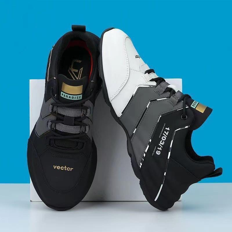 New men s shoes spring and autumn casual shoes running sports shoes trendy leather shoes men s soft leather breathable dad shoes 36 чёрный
New men s shoes spring and autumn casual shoes running sports shoes trendy leather shoes men s soft leather breathable dad shoes 36 чёрный