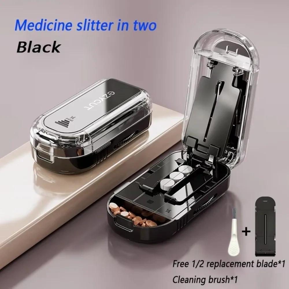Dustproof Quartering Pill Cutter Medicine Cutting Moisture-proof Pill Crusher with Brush Medicine Divider for Home&Travel
Dustproof Quartering Pill Cutter Medicine Cutting Moisture-proof Pill Crusher with Brush Medicine Divider for Home&Travel