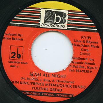 7inch Record JOHN KING / PRINCE MYDAS / QUICK SI - Slam All Night 2B0020 2b Productions 1995 Jamaica Reggae, Ska & Dub Used
7inch Record JOHN KING / PRINCE MYDAS / QUICK SI - Slam All Night 2B0020 2b Productions 1995 Jamaica Reggae, Ska & Dub Used