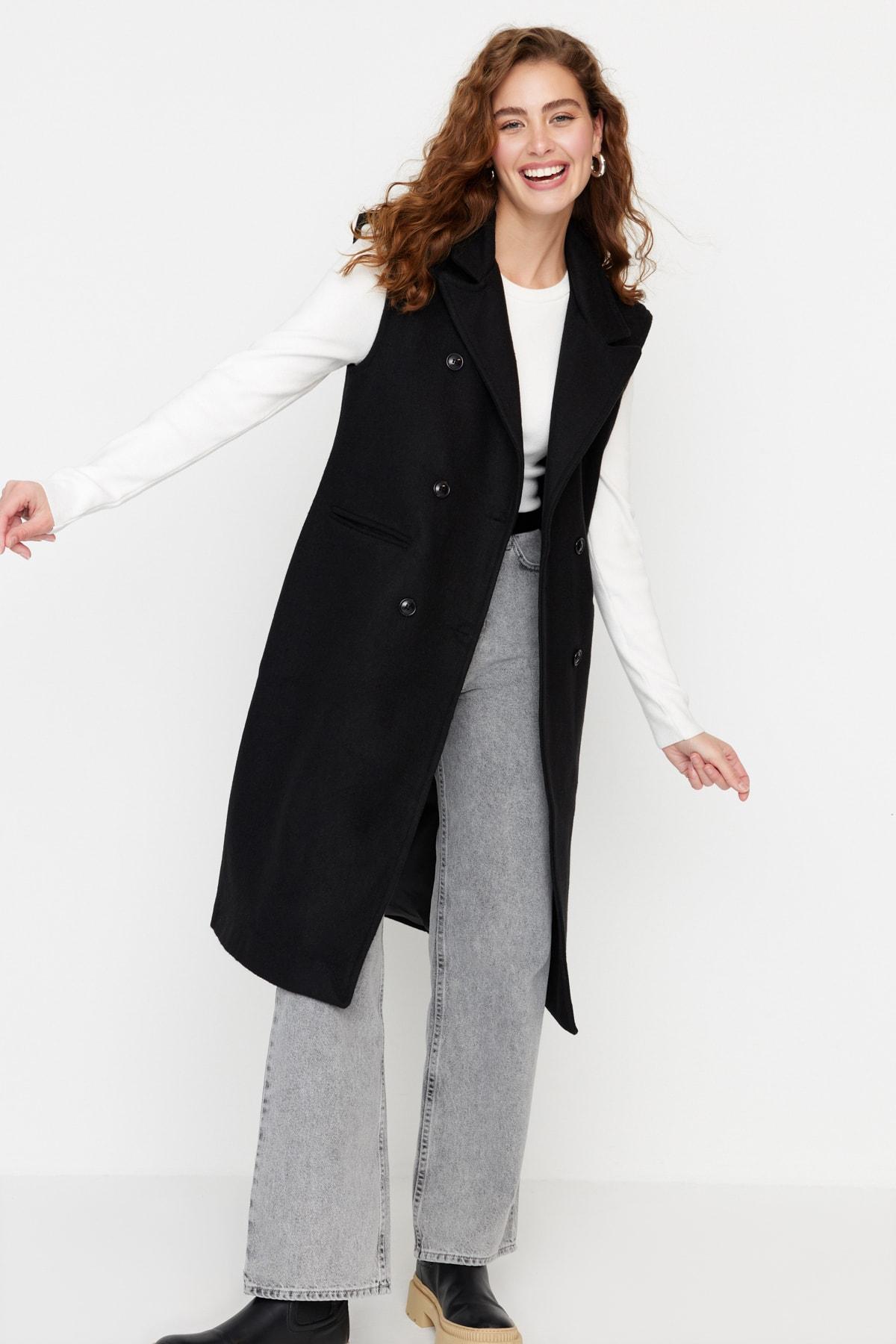 Жилет - Черный - Двубортный
Жилет - Черный - Двубортный